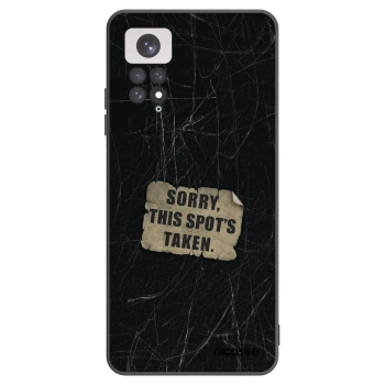 Picasee silikonski črni ovitek za Xiaomi Redmi Note 11 - SORRY