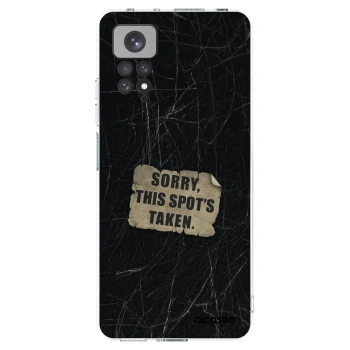 Picasee silikonski prozorni ovitek za Xiaomi Redmi Note 11 - SORRY