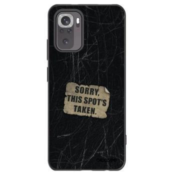 Picasee silikonski črni ovitek za Xiaomi Redmi Note 11S 4G - SORRY