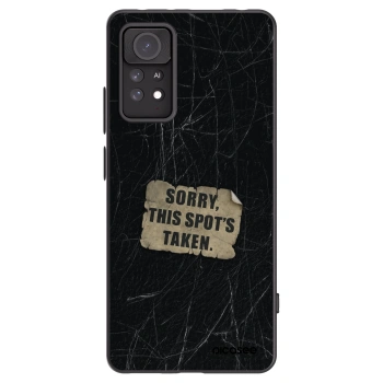 Picasee silikonski črni ovitek za Xiaomi Redmi Note 11 Pro 5G - SORRY