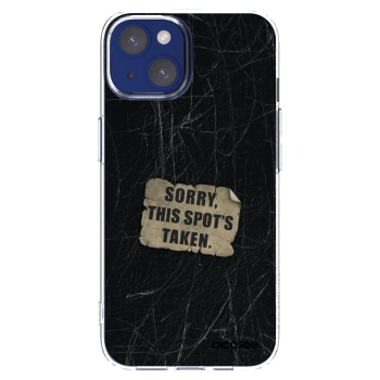 Picasee silikonski prozorni ovitek za Apple iPhone 14 - SORRY