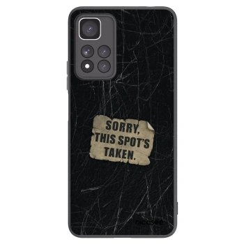 Picasee silikonski črni ovitek za Xiaomi Redmi Note 11 Pro+ 5G - SORRY