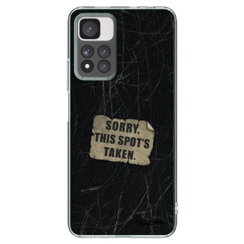 Picasee silikonski prozorni ovitek za Xiaomi Redmi Note 11 Pro+ 5G - SORRY