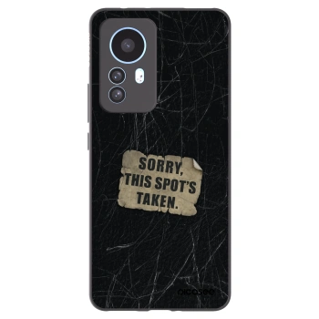 Picasee silikonski črni ovitek za Xiaomi 12T - SORRY