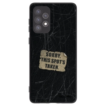 Picasee silikonski črni ovitek za Samsung Galaxy A73 5G - SORRY