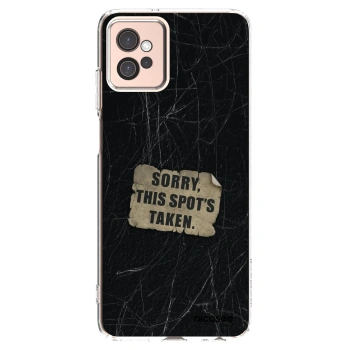 Picasee silikonski prozorni ovitek za Motorola Moto G32 - SORRY