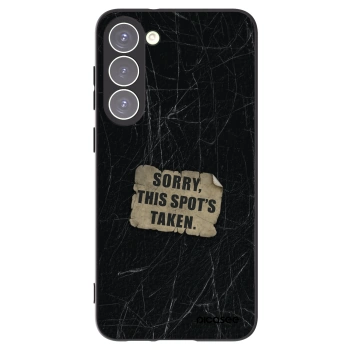 Picasee silikonski črni ovitek za Samsung Galaxy S23+ 5G - SORRY