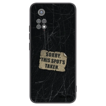 Picasee silikonski črni ovitek za Xiaomi Redmi Note 11S 5G - SORRY