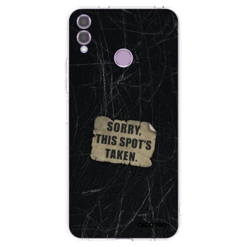 Picasee silikonski prozorni ovitek za Honor 8X - SORRY