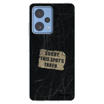 Picasee silikonski prozorni ovitek za Xiaomi Redmi Note 12 Pro 5G - SORRY