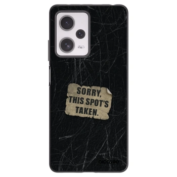 Picasee silikonski črni ovitek za Xiaomi Redmi Note 12 Pro+ 5G - SORRY