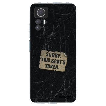 Picasee silikonski prozorni ovitek za Xiaomi Redmi Note 12S - SORRY