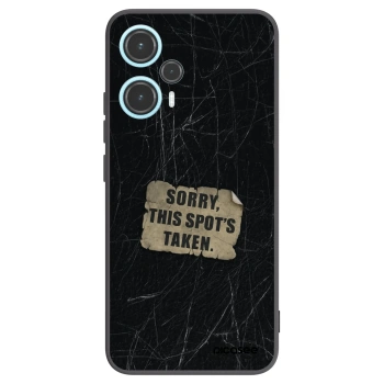 Picasee silikonski črni ovitek za Xiaomi Poco F5 - SORRY