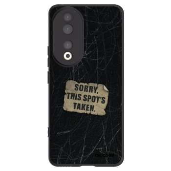 Picasee silikonski črni ovitek za Honor 90 5G - SORRY