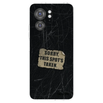 Picasee silikonski prozorni ovitek za Motorola Edge 40 - SORRY