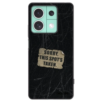 Picasee silikonski črni ovitek za Xiaomi Redmi Note 13 5G - SORRY