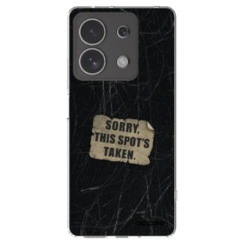 Picasee silikonski prozorni ovitek za Xiaomi Redmi Note 13 4G - SORRY