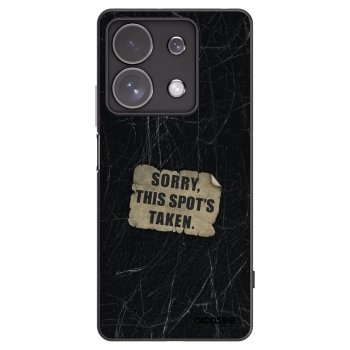 Picasee silikonski črni ovitek za Xiaomi Redmi Note 13 Pro 4G - SORRY