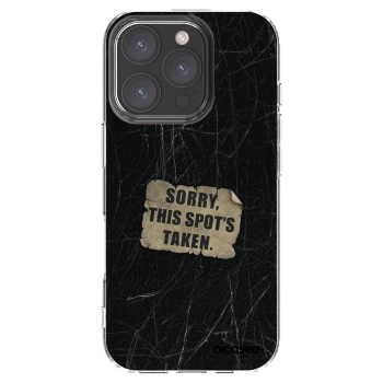 Picasee silikonski prozorni ovitek za Apple iPhone 16 Pro - SORRY