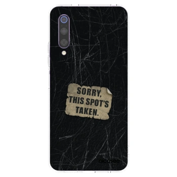Picasee silikonski prozorni ovitek za Xiaomi Mi 9 - SORRY