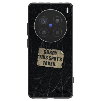 Picasee silikonski črni ovitek za Vivo X200 Pro - SORRY