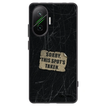 Picasee silikonski črni ovitek za Xiaomi Poco F7 Pro 5G - SORRY