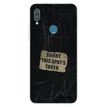 Picasee silikonski prozorni ovitek za Huawei Y6 2019 - SORRY