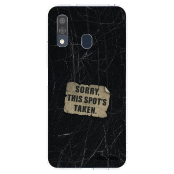 Picasee silikonski prozorni ovitek za Samsung Galaxy A40 A405F - SORRY