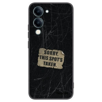 Picasee silikonski črni ovitek za Vivo Y29s 5G - SORRY