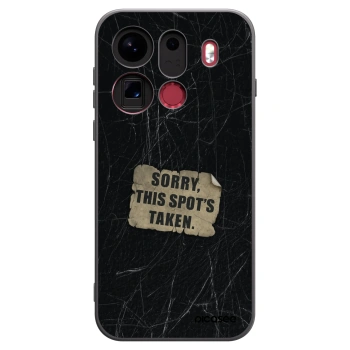Picasee silikonski črni ovitek za OPPO Find X9 Pro - SORRY