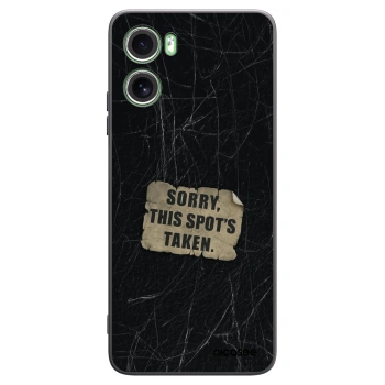 Picasee silikonski črni ovitek za Motorola Moto G06 - SORRY