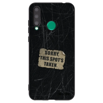 Picasee silikonski črni ovitek za Honor 20 Lite - SORRY