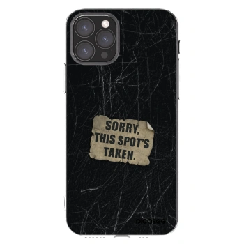 Picasee silikonski prozorni ovitek za Apple iPhone 11 Pro - SORRY