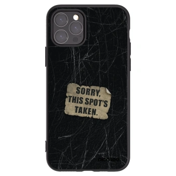 Picasee silikonski črni ovitek za Apple iPhone 11 Pro - SORRY
