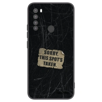 Picasee silikonski črni ovitek za Xiaomi Redmi Note 8 - SORRY