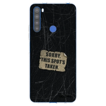 Picasee silikonski prozorni ovitek za Xiaomi Redmi Note 8T - SORRY
