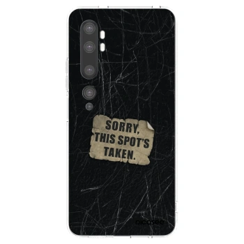 Picasee silikonski prozorni ovitek za Xiaomi Mi Note 10 (Pro) - SORRY