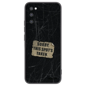 Picasee silikonski črni ovitek za Samsung Galaxy S20 G980F - SORRY