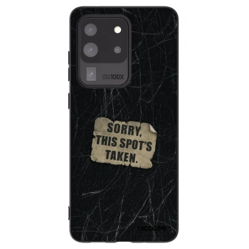 Picasee silikonski črni ovitek za Samsung Galaxy S20 Ultra 5G G988F - SORRY