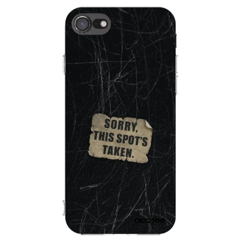 Picasee silikonski prozorni ovitek za Apple iPhone SE 2020 - SORRY