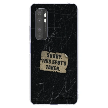 Picasee silikonski prozorni ovitek za Xiaomi Mi Note 10 Lite - SORRY