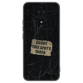 Picasee silikonski črni ovitek za Xiaomi Redmi Note 9S - SORRY