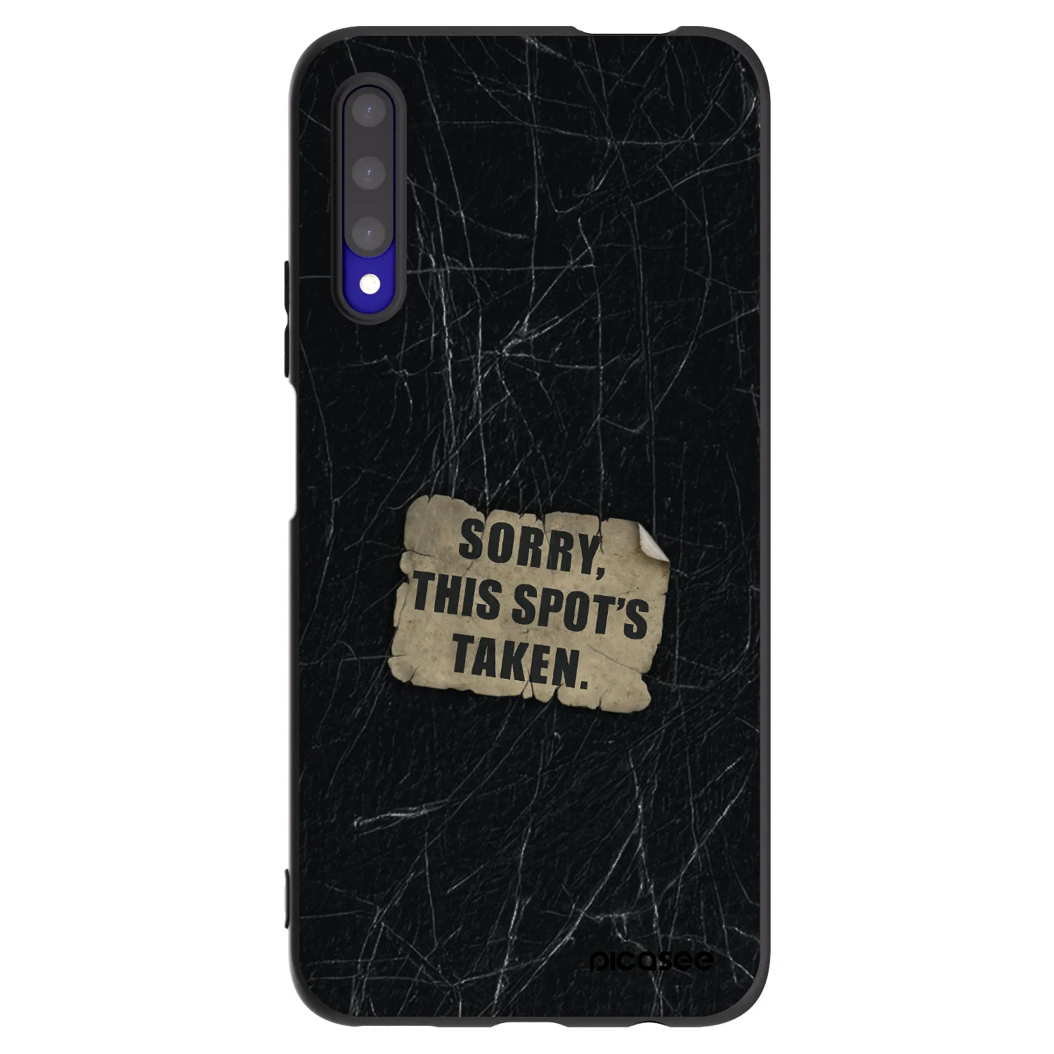 Picasee silikonski črni ovitek za Honor 9X Pro - SORRY