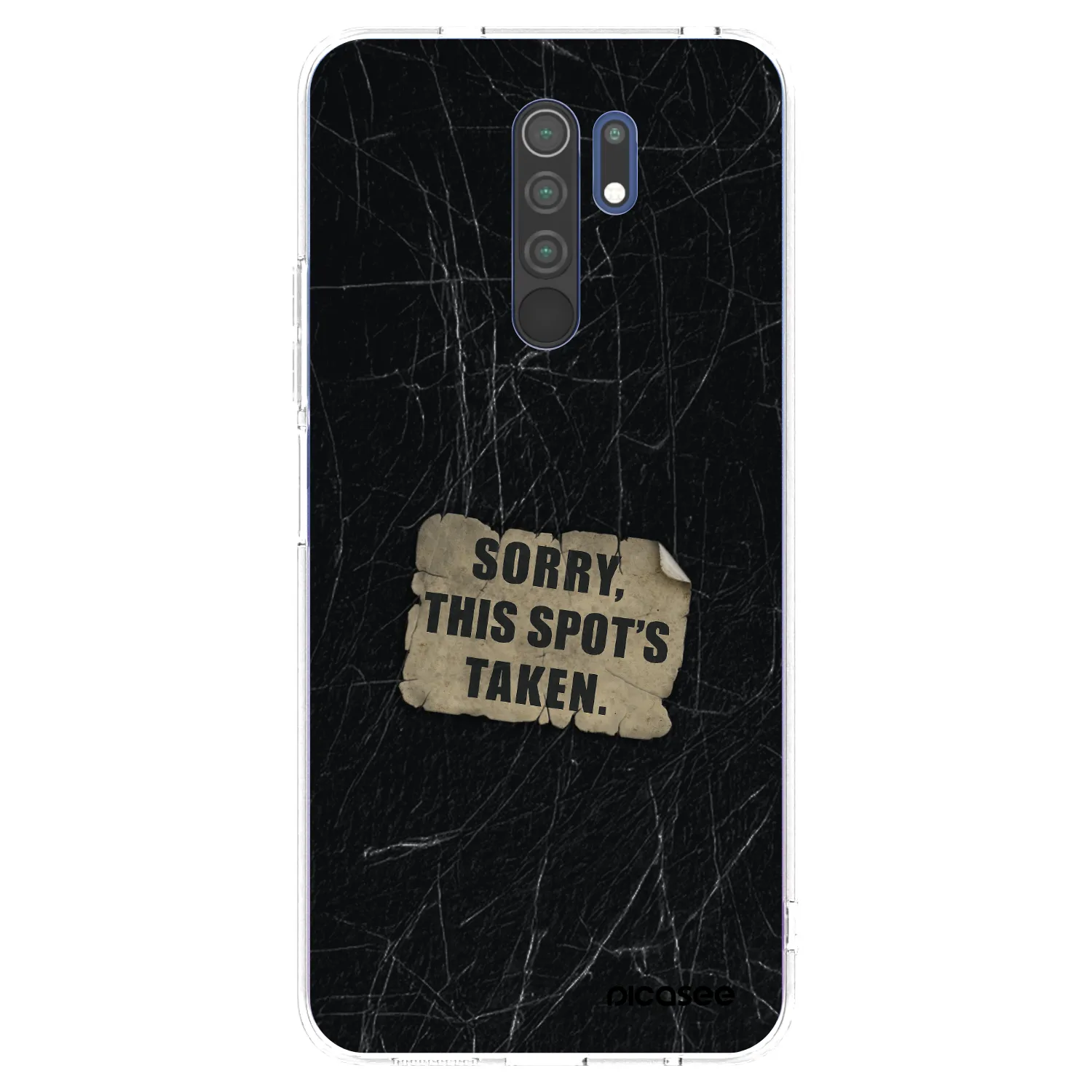 Picasee silikonski prozorni ovitek za Xiaomi Redmi 9 - SORRY