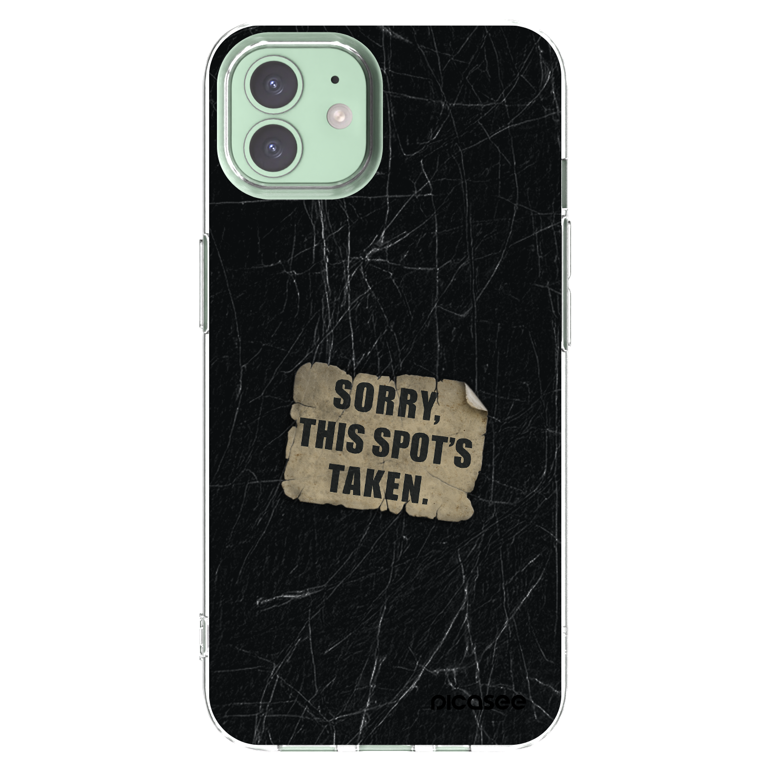 Picasee silikonski prozorni ovitek za Apple iPhone 12 Pro - SORRY