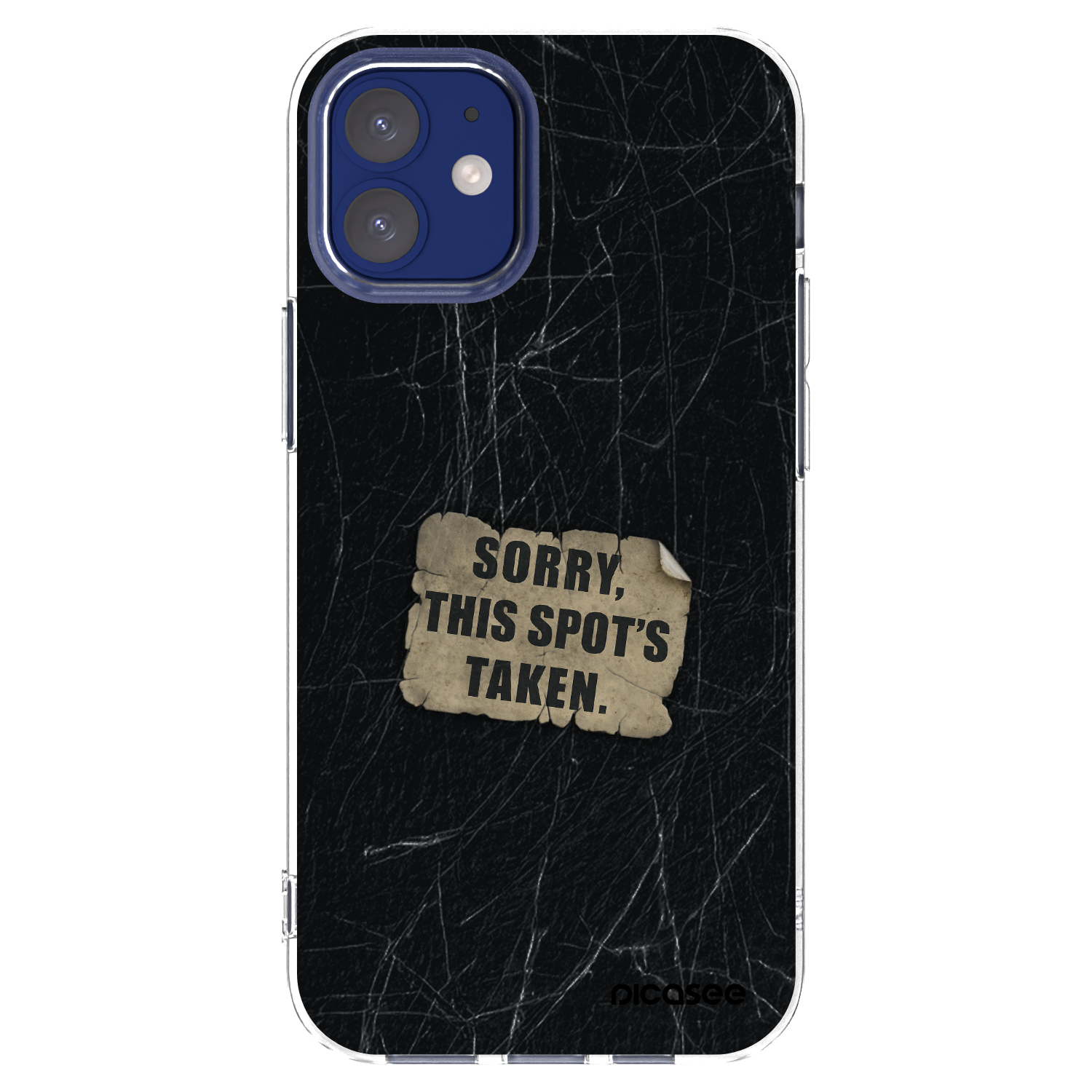 Picasee silikonski prozorni ovitek za Apple iPhone 12 mini - SORRY