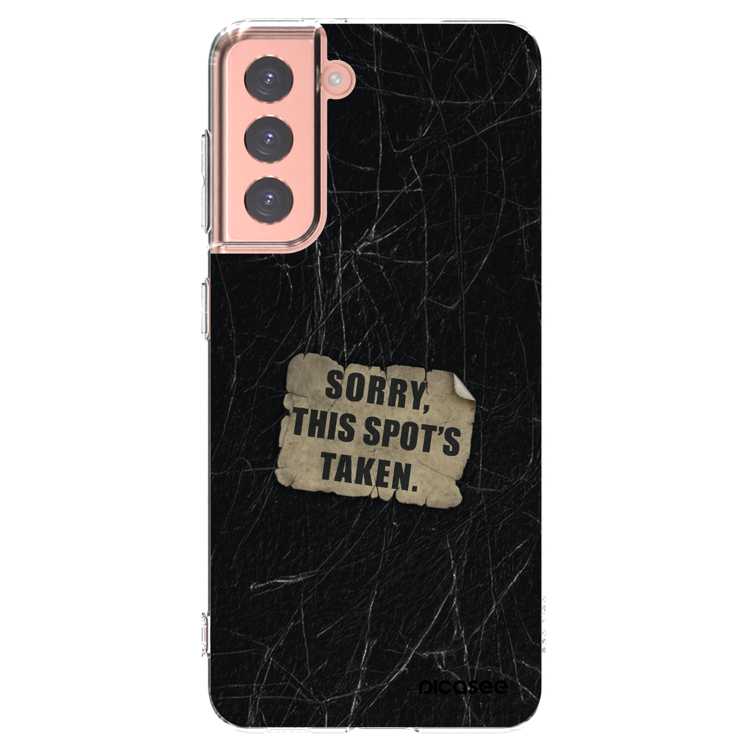 Picasee silikonski prozorni ovitek za Samsung Galaxy S21 5G G991B - SORRY