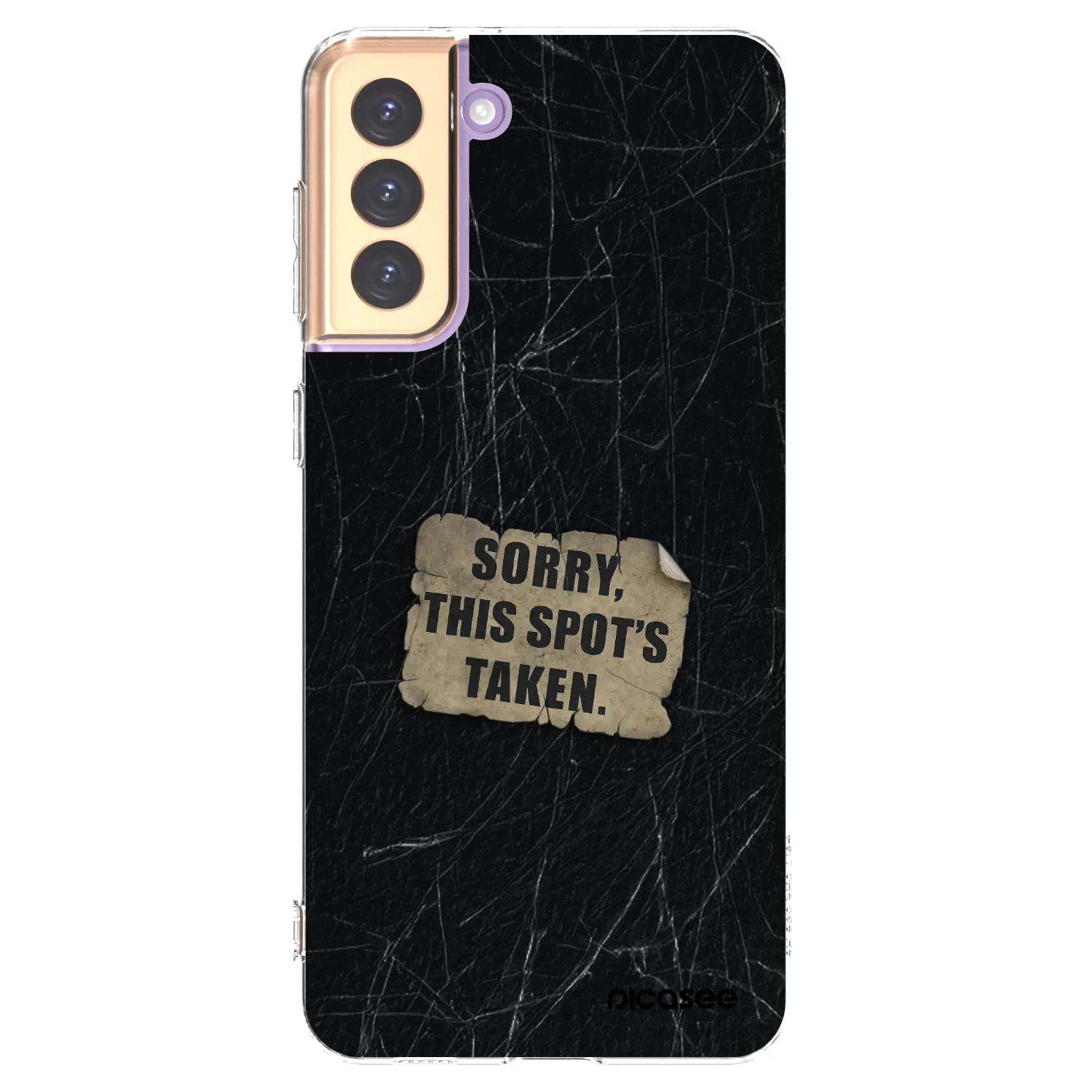 Picasee silikonski prozorni ovitek za Samsung Galaxy S21+ 5G G996F - SORRY