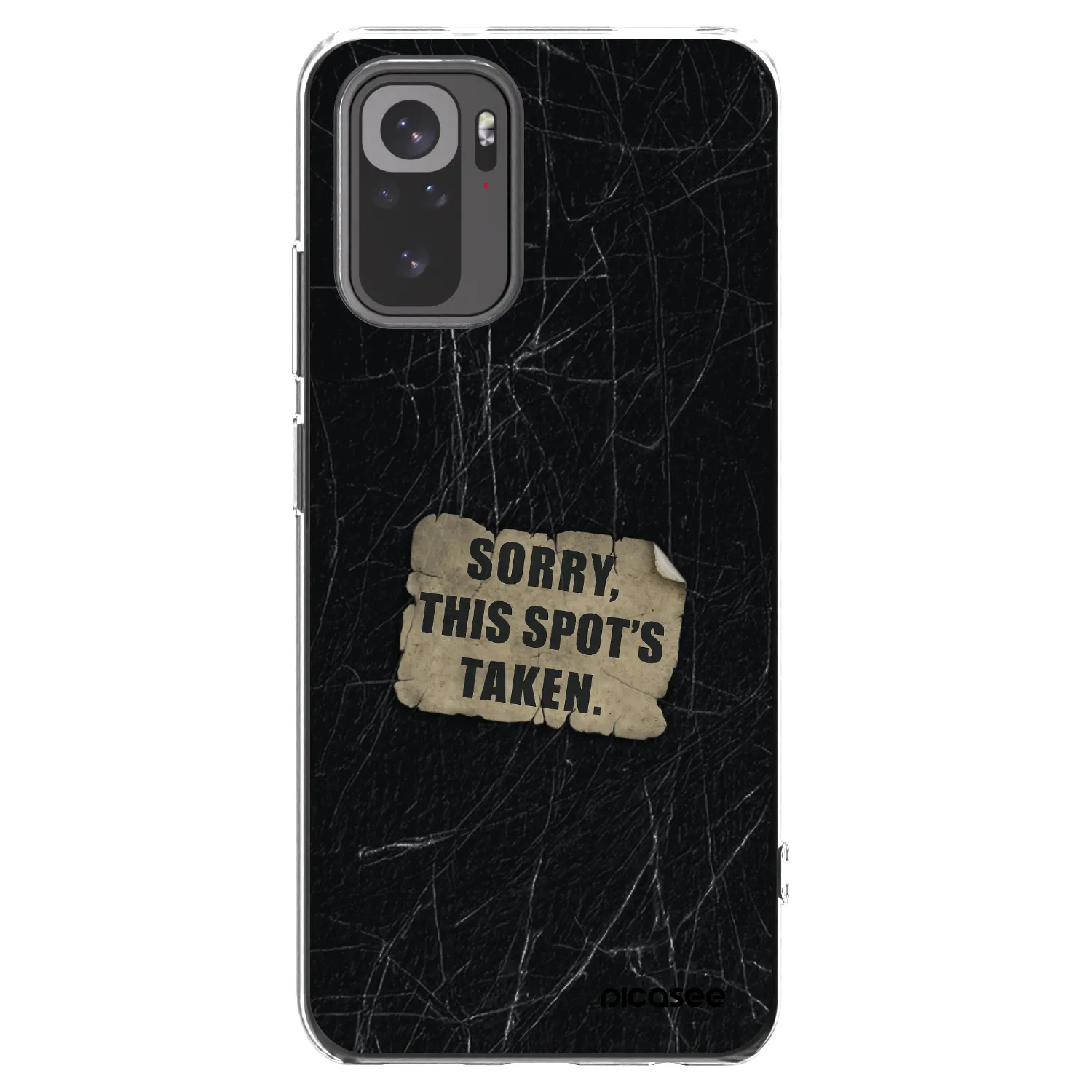 Picasee silikonski prozorni ovitek za Xiaomi Redmi Note 10S - SORRY