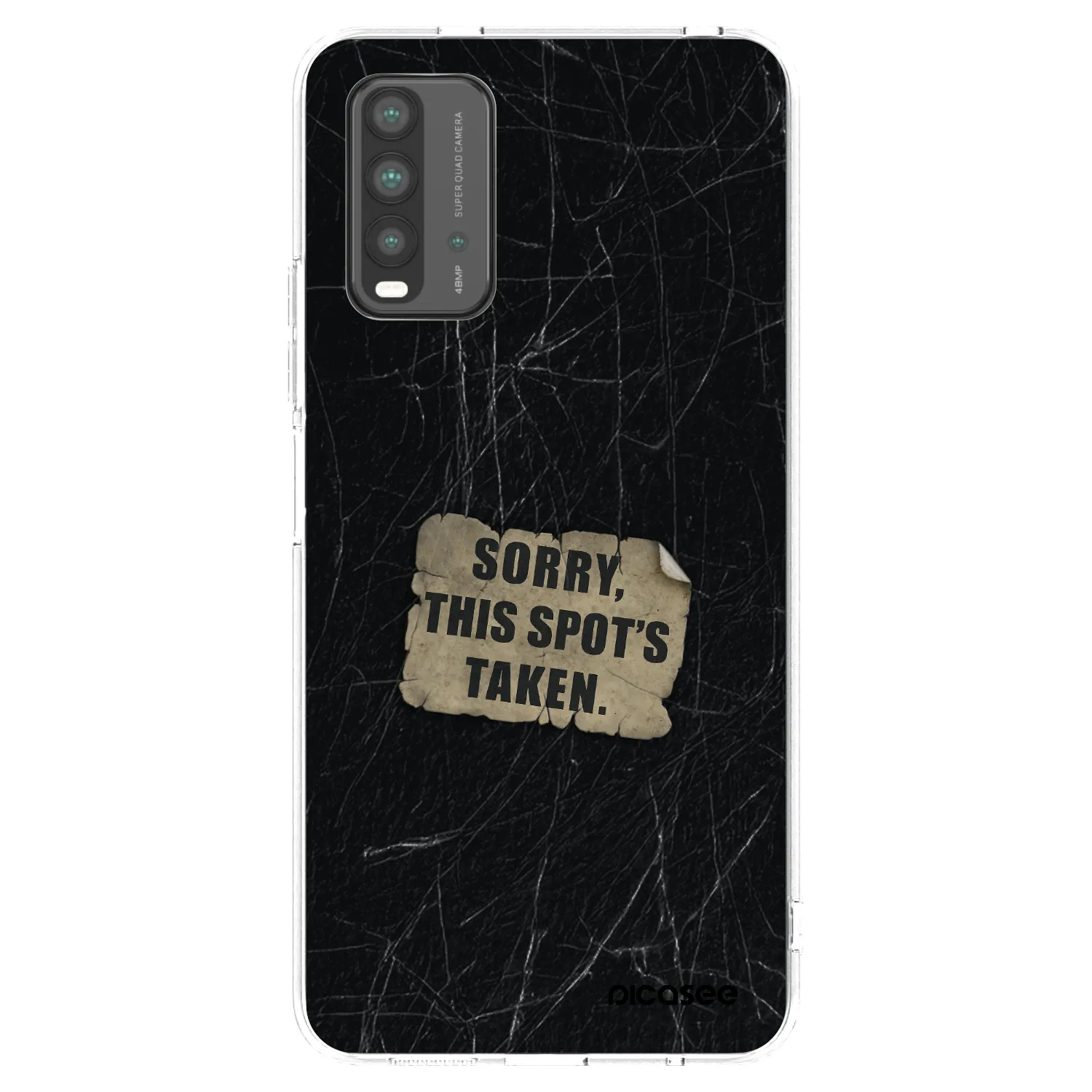 Picasee silikonski črni ovitek za Xiaomi Redmi 9T - SORRY